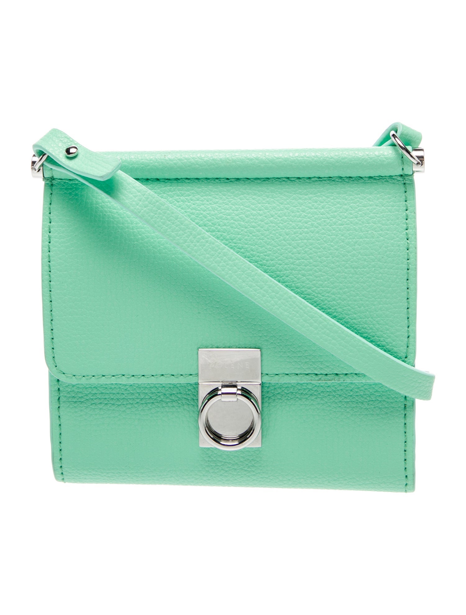 Polène Calf Leather Numéro Sept Crossbody Wallet