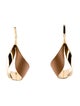 Polène Leather Ormé Drop Earrings