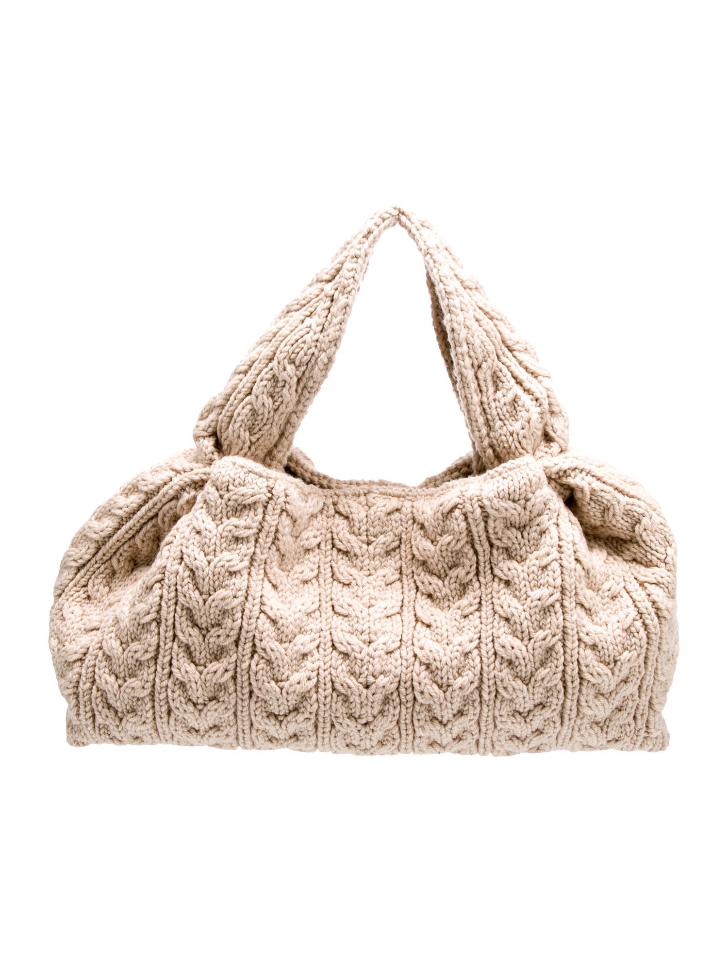 Polène Merino Wool Top Handle Bag