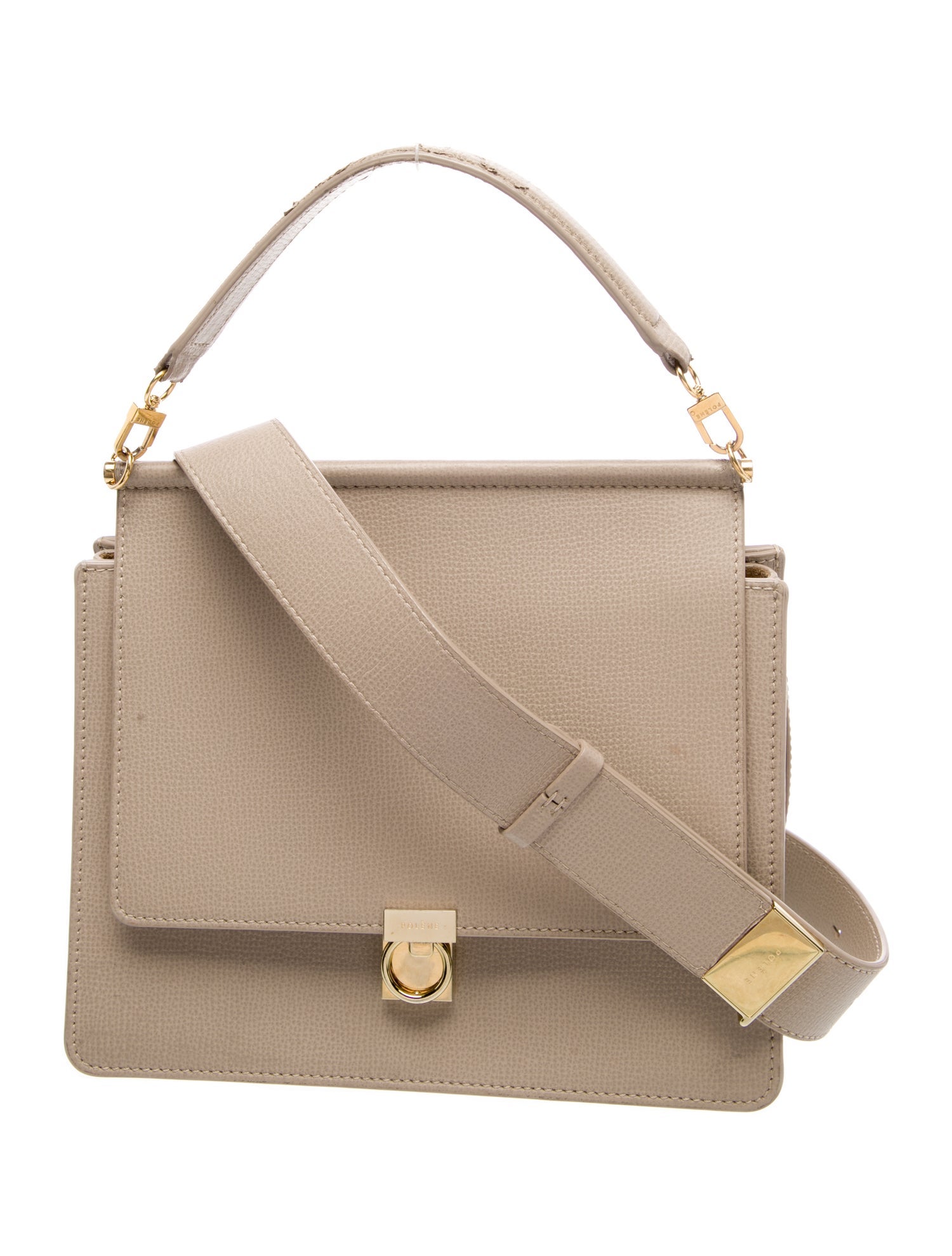 Polène Leather Shoulder Bag