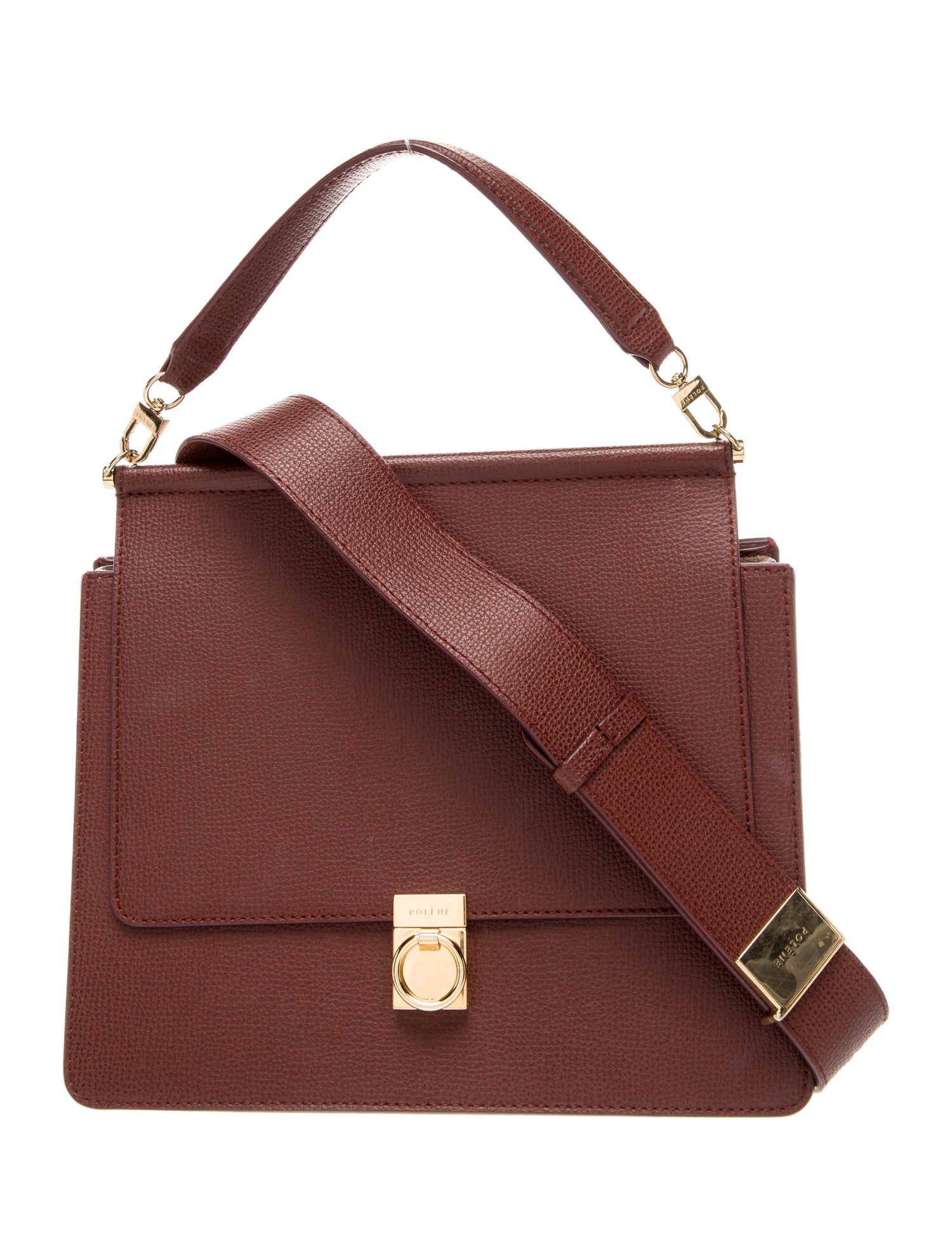 Polène Leather Shoulder Bag