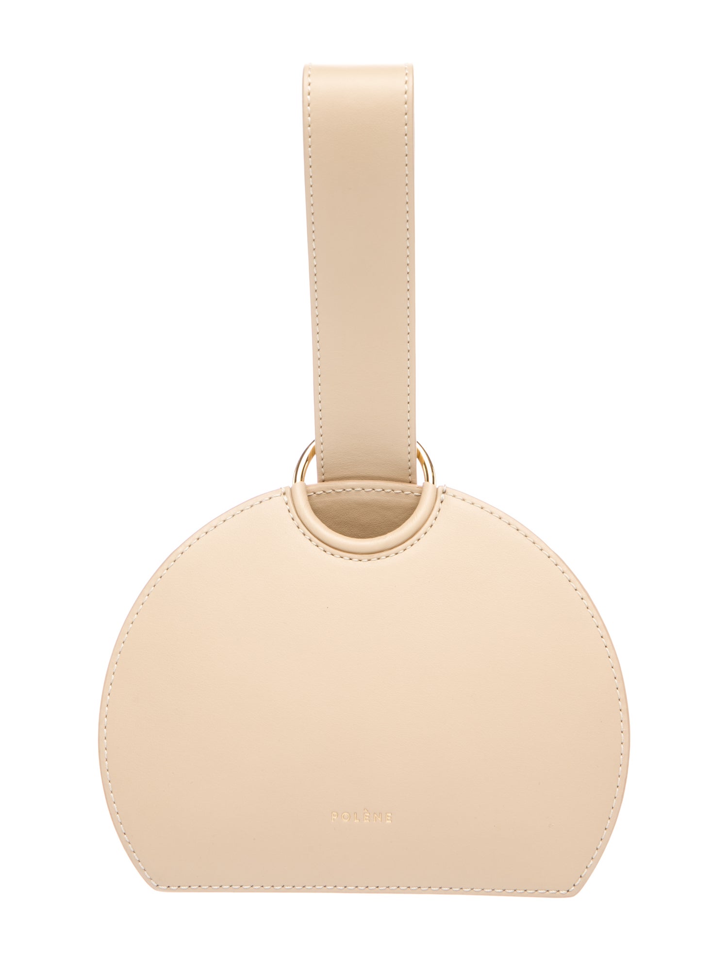 Polène Leather Top Handle Bag
