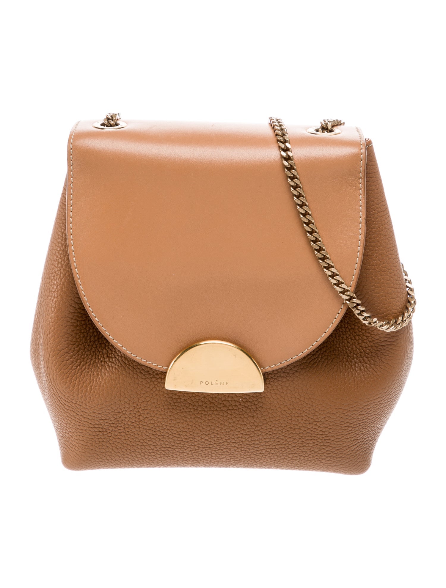 Polène Leather Crossbody Bag