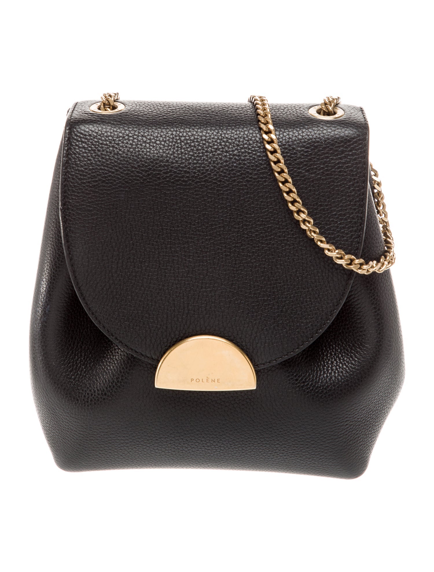 Polène Leather Crossbody Bag