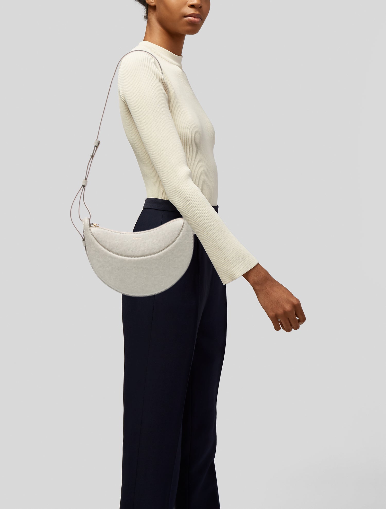 Polène Leather Shoulder Bag