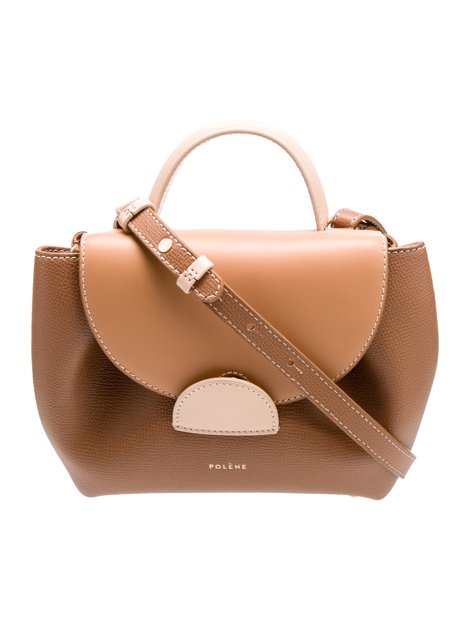 Polène Leather Numéro Un Nano w/ Strap