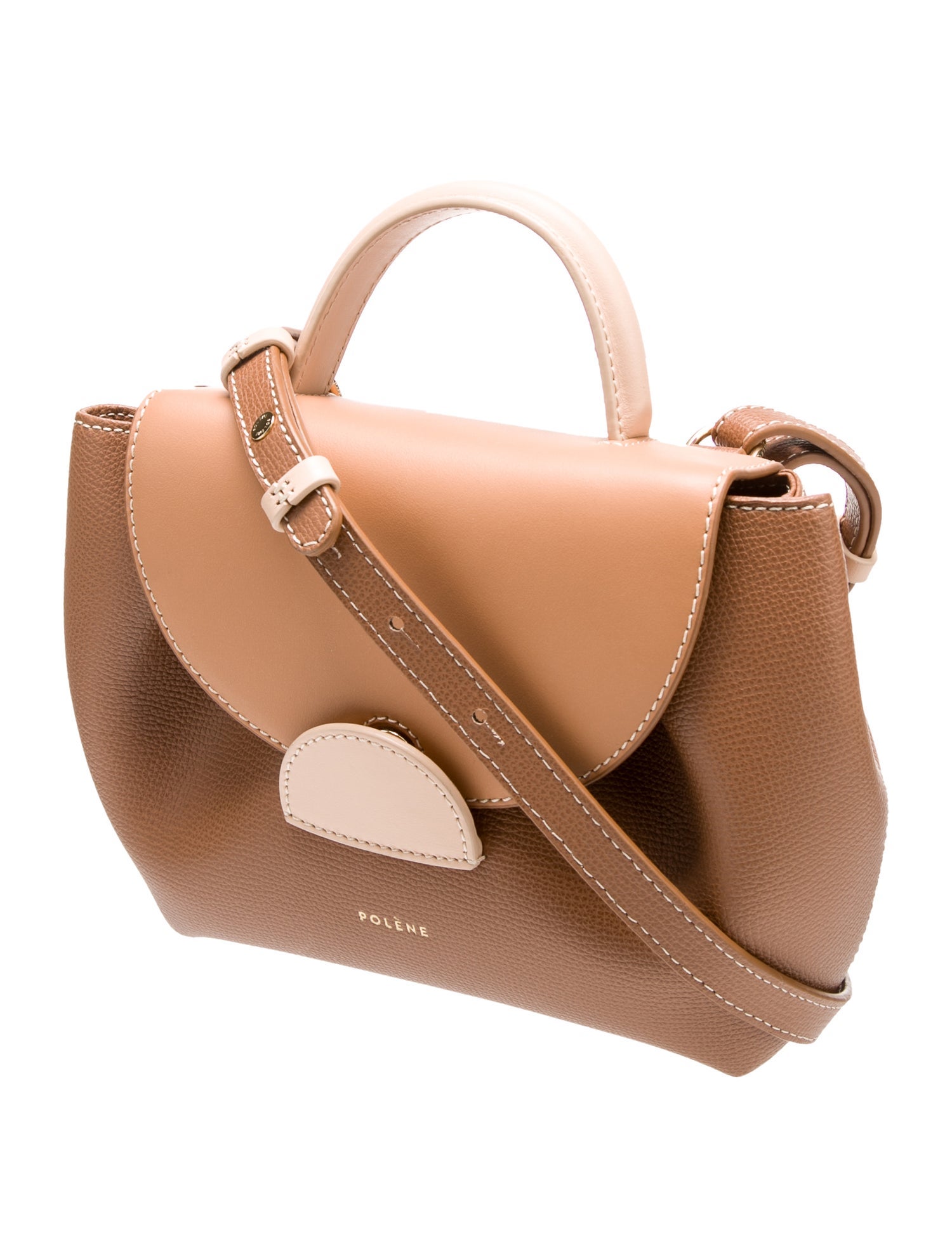 Polène Leather Numéro Un Nano w/ Strap