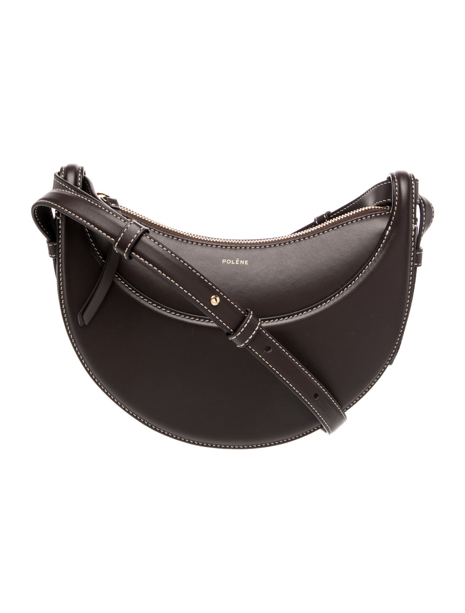 Polène Leather Shoulder Bag