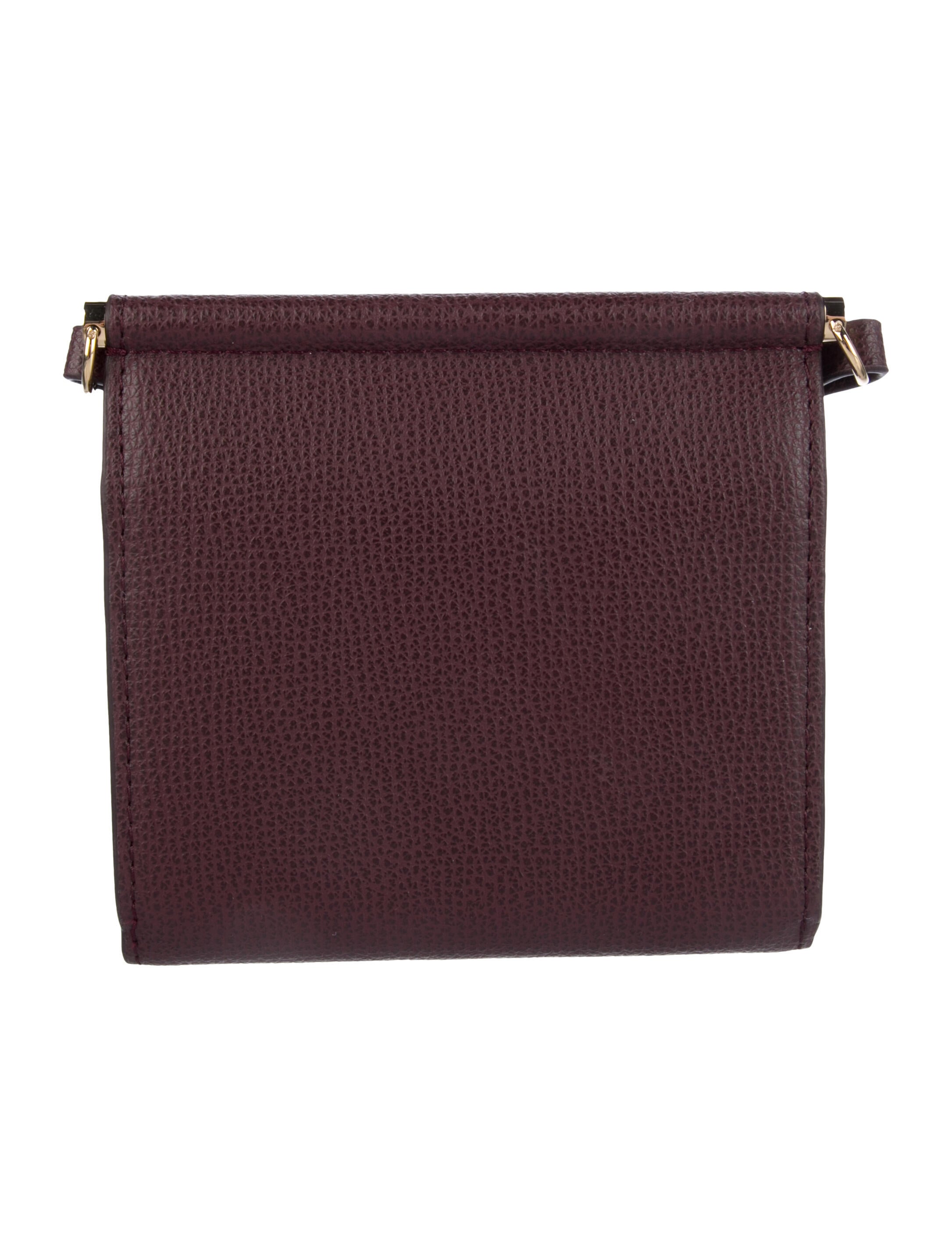 Polène Leather Compact Wallet