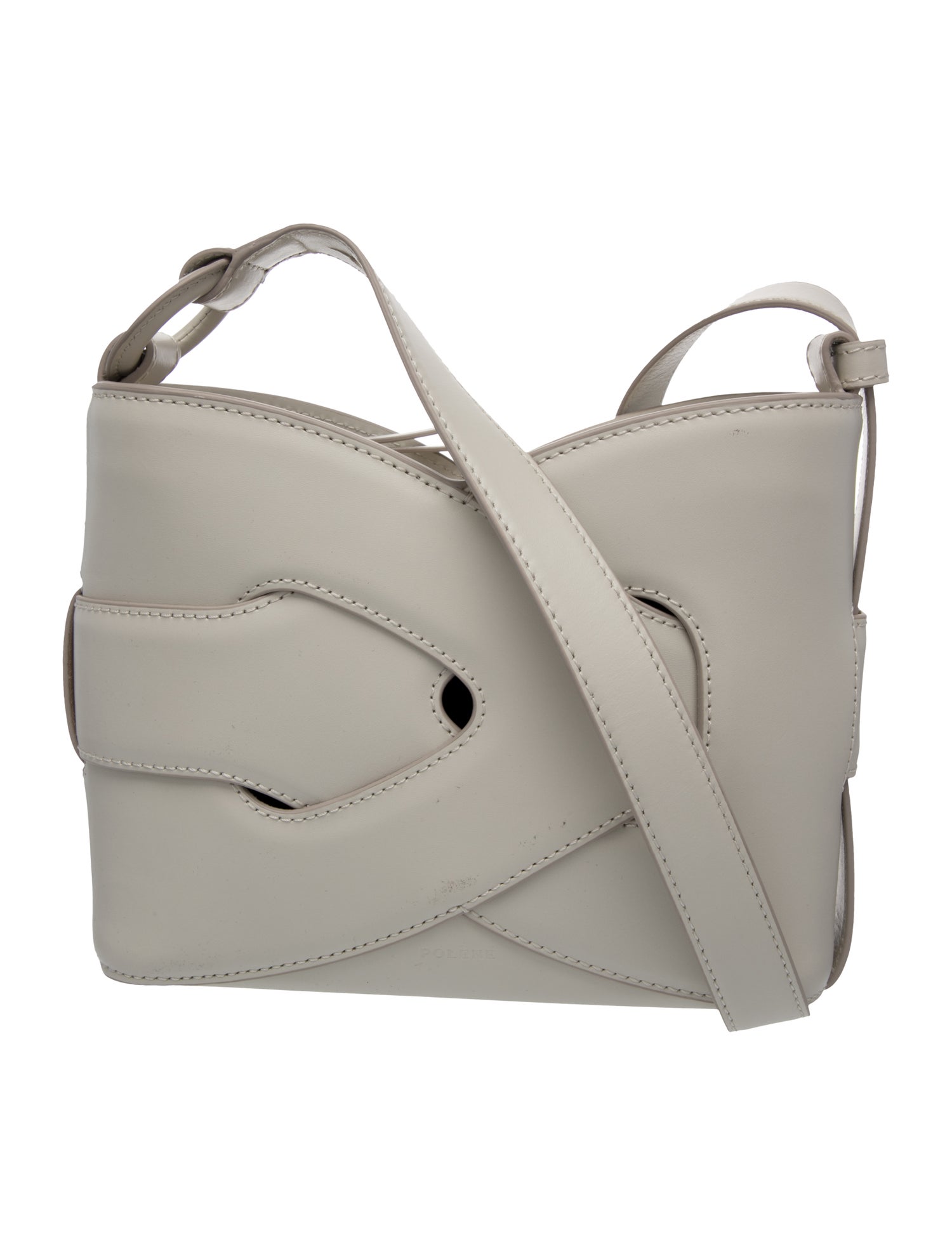 Polène Leather Crossbody Bag