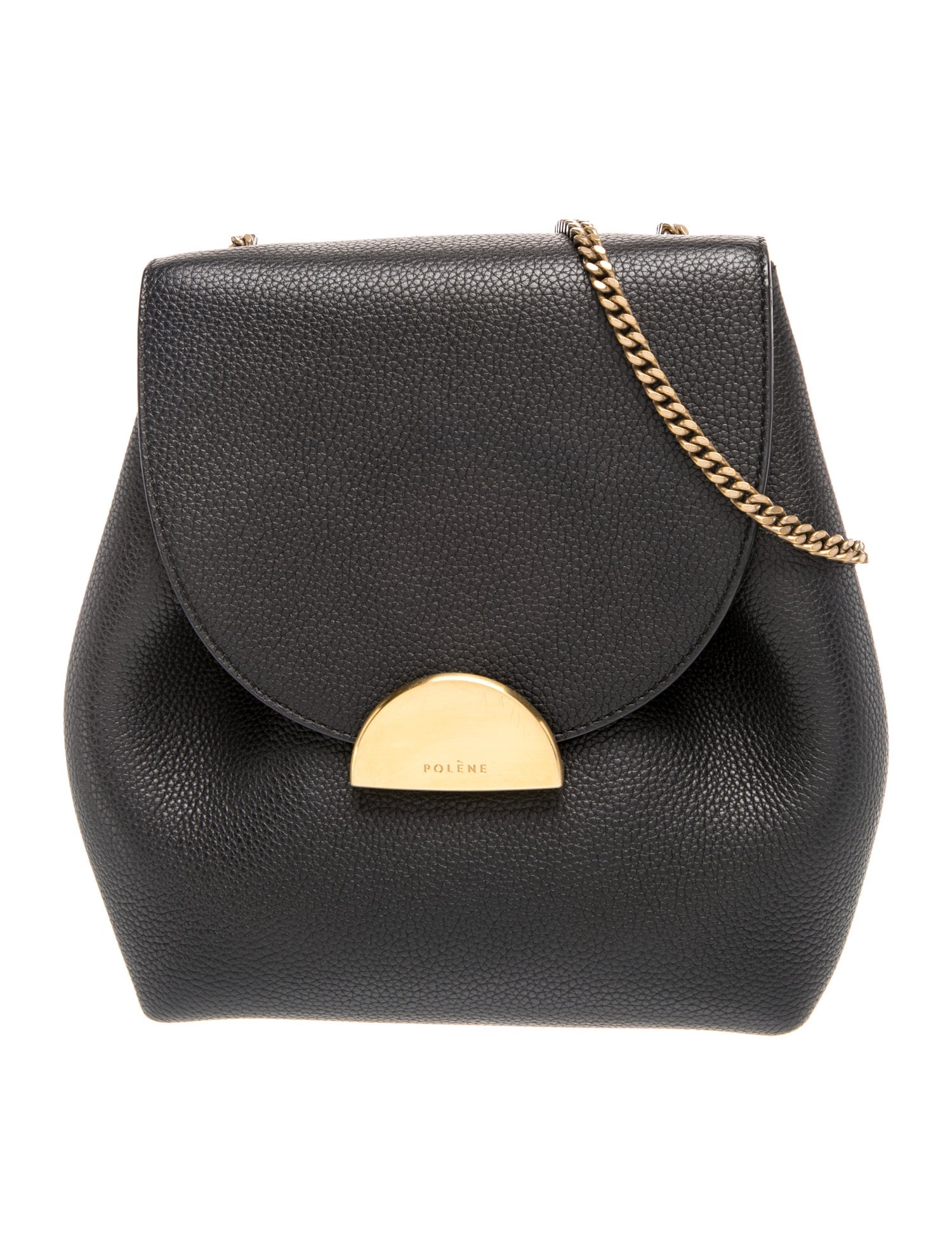 Polène Leather Crossbody Bag