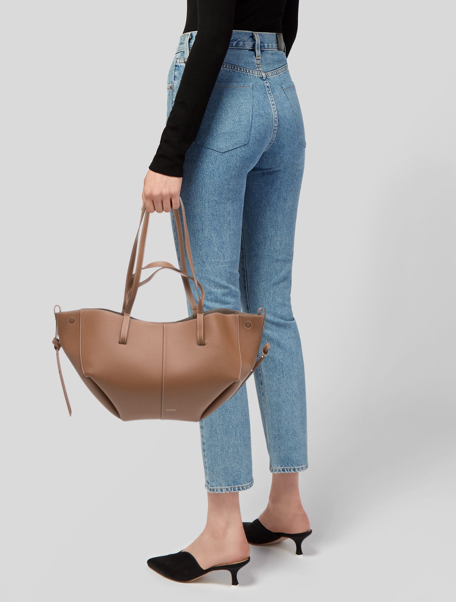 Polène Leather Tote