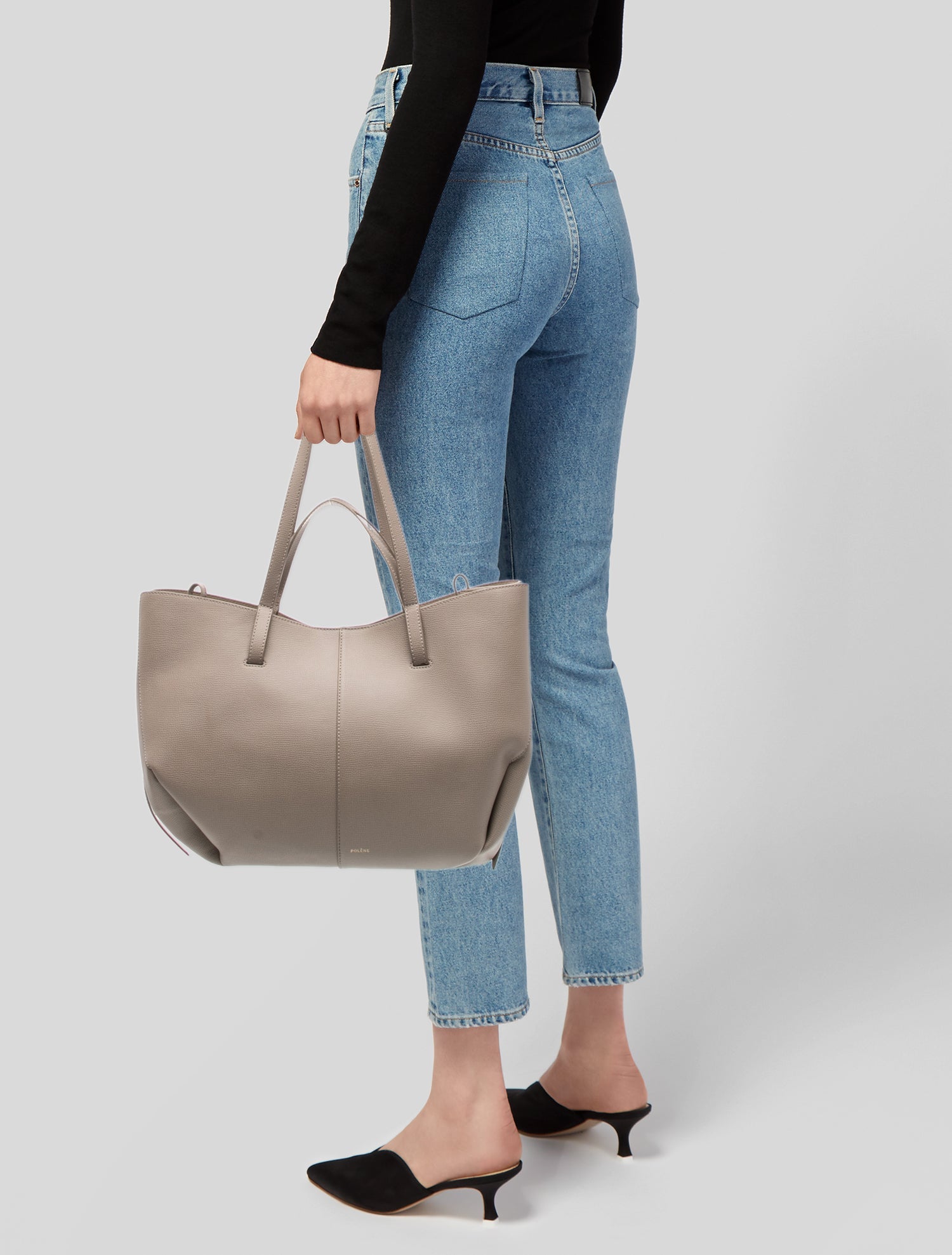 Polène Leather Tote
