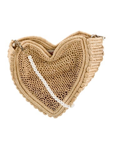 Poolside Shoulder Bags Raffia Bag