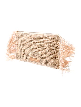 Poolside Raffia Minaudière