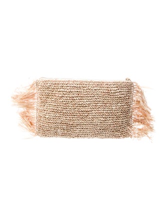 Poolside Raffia Minaudière