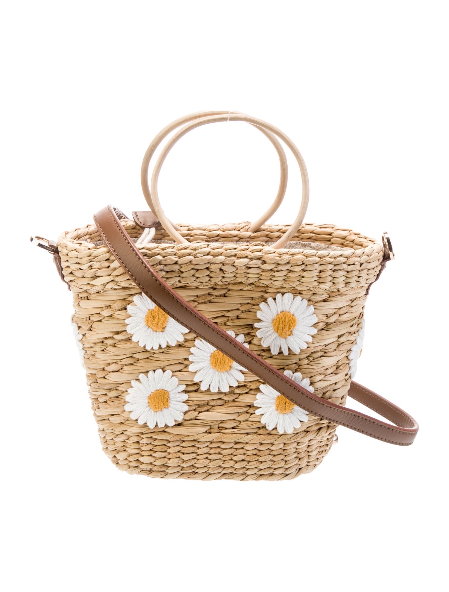 Poolside Raffia Top Handle Bag