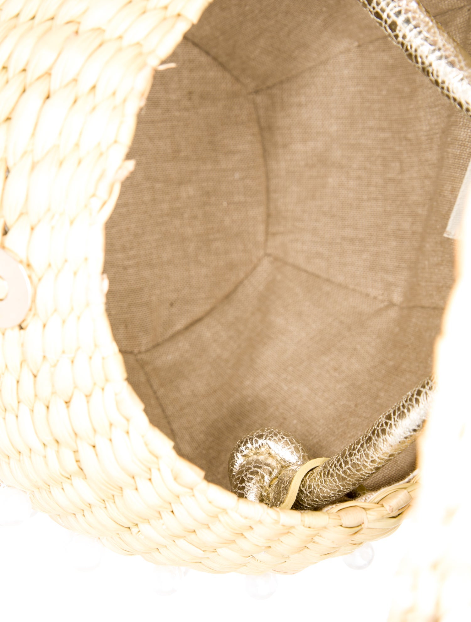 Poolside Straw Top Handle Bag
