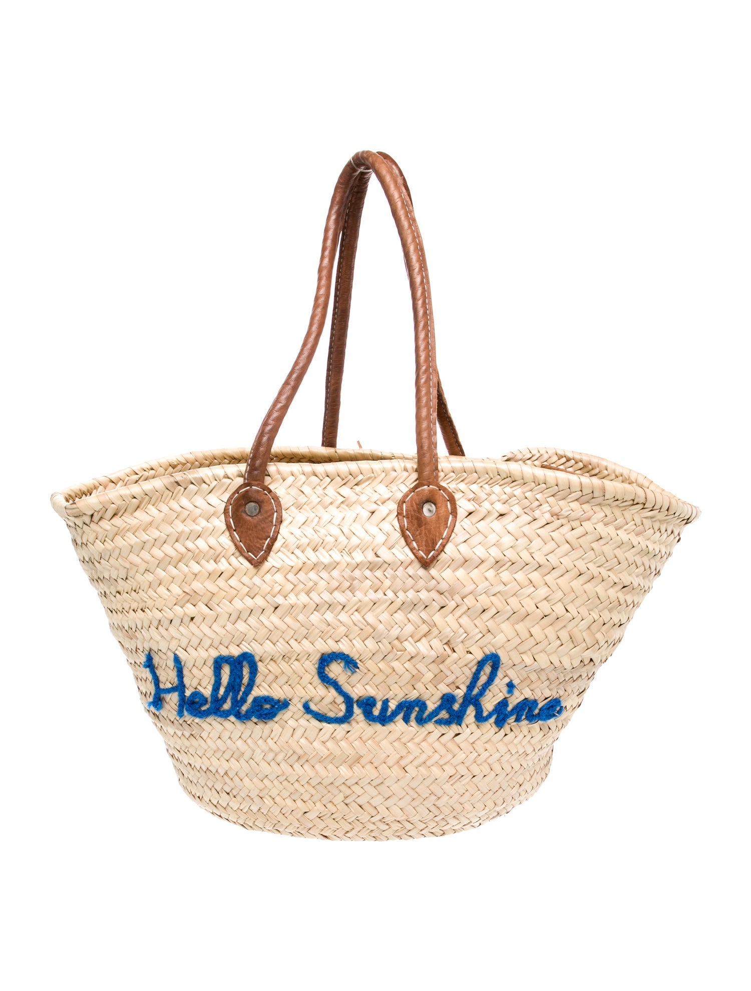 Poolside Straw Tote