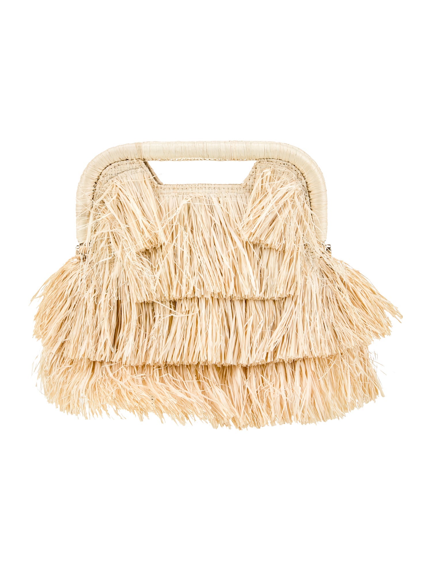 Poolside Raffia Clutch w/ Tags
