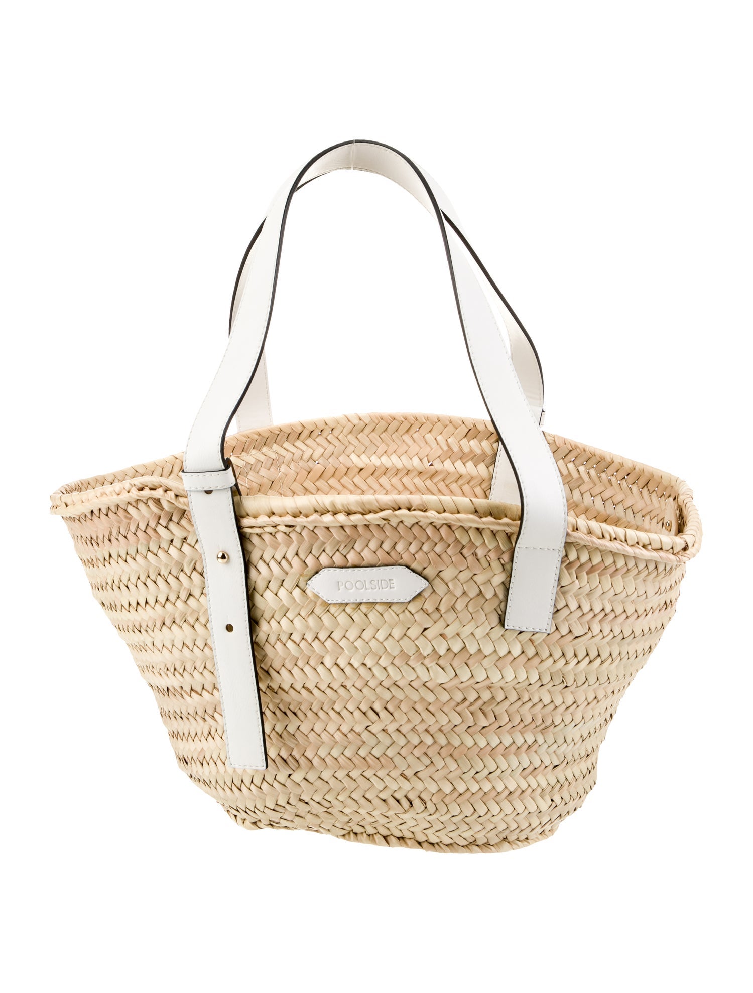 Poolside Straw Top Handle Bag