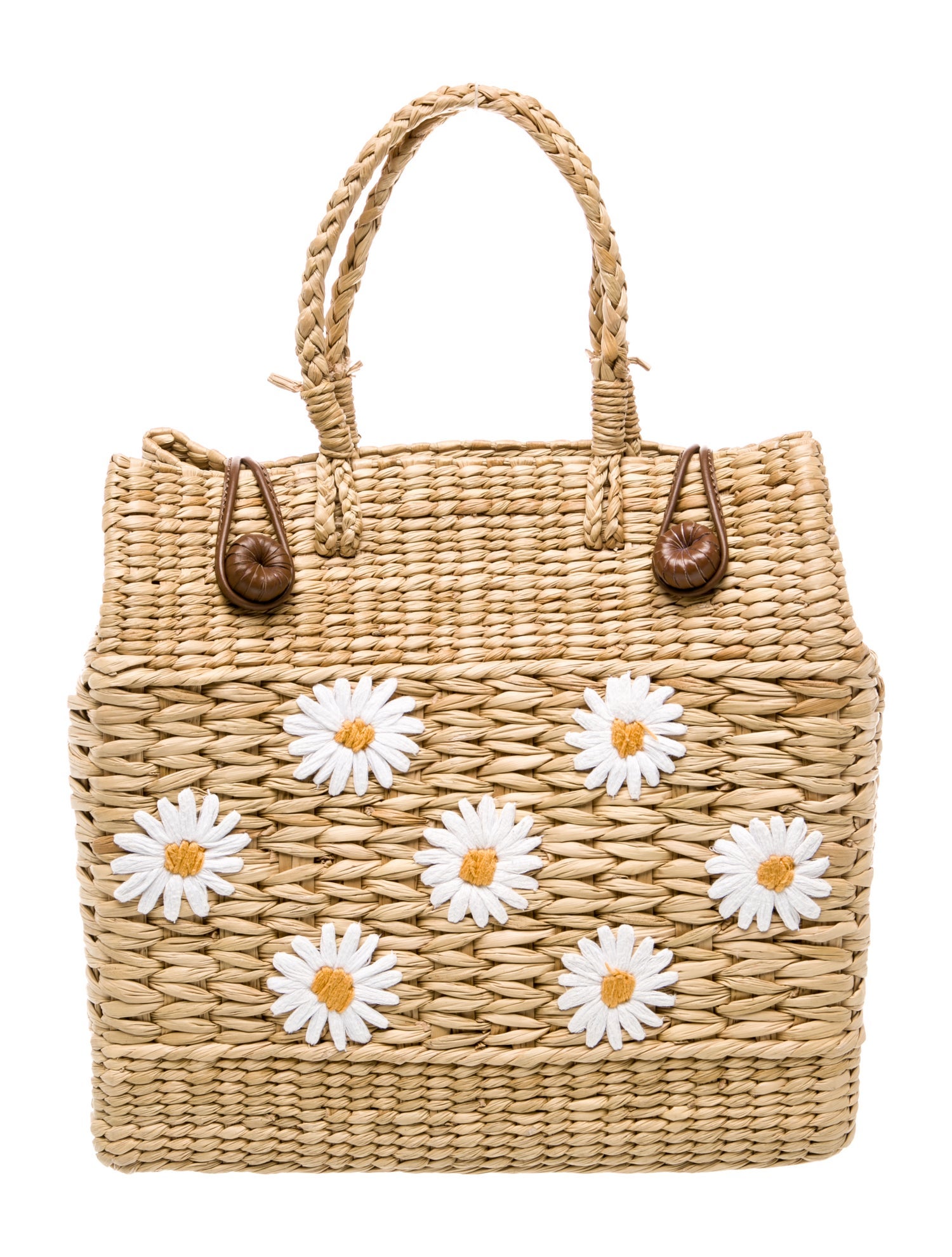 Poolside Raffia Tote