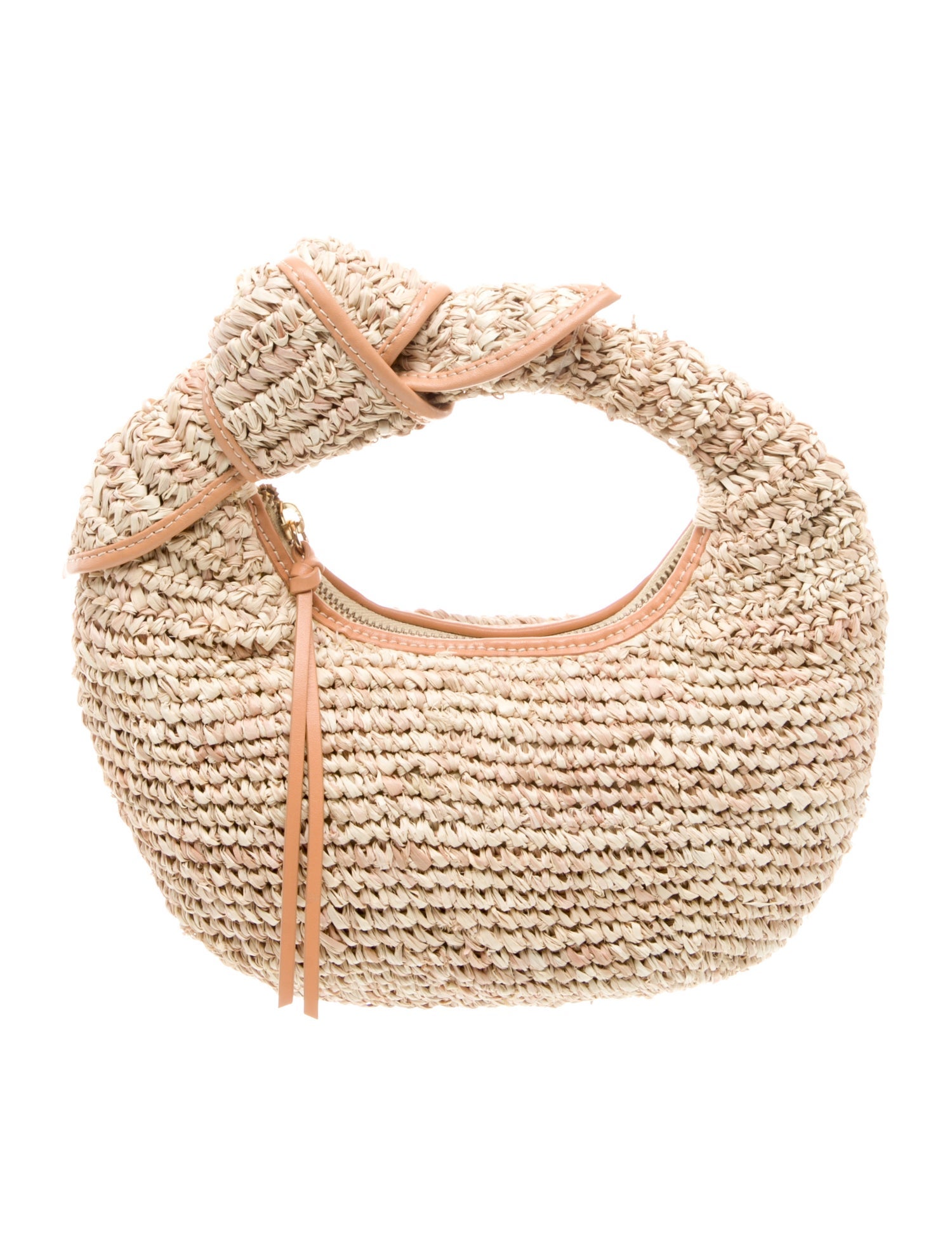 Poolside Raffia Top Handle Bag w/ Tags