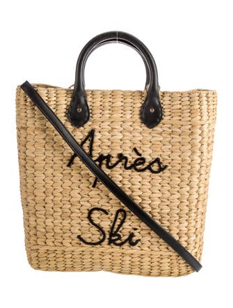 Poolside Wicker Bucket Bag