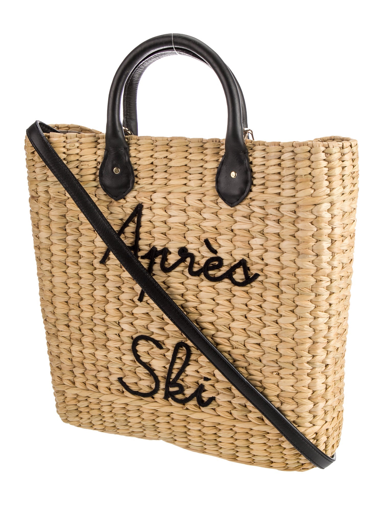 Poolside Wicker Bucket Bag