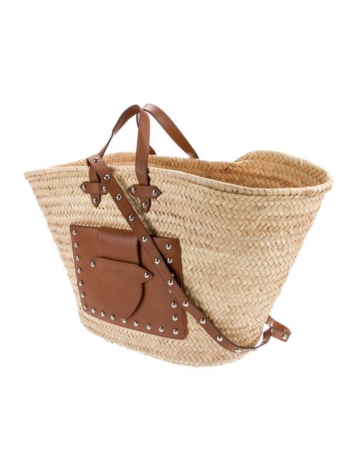 Poolside Straw Top Handle Bag