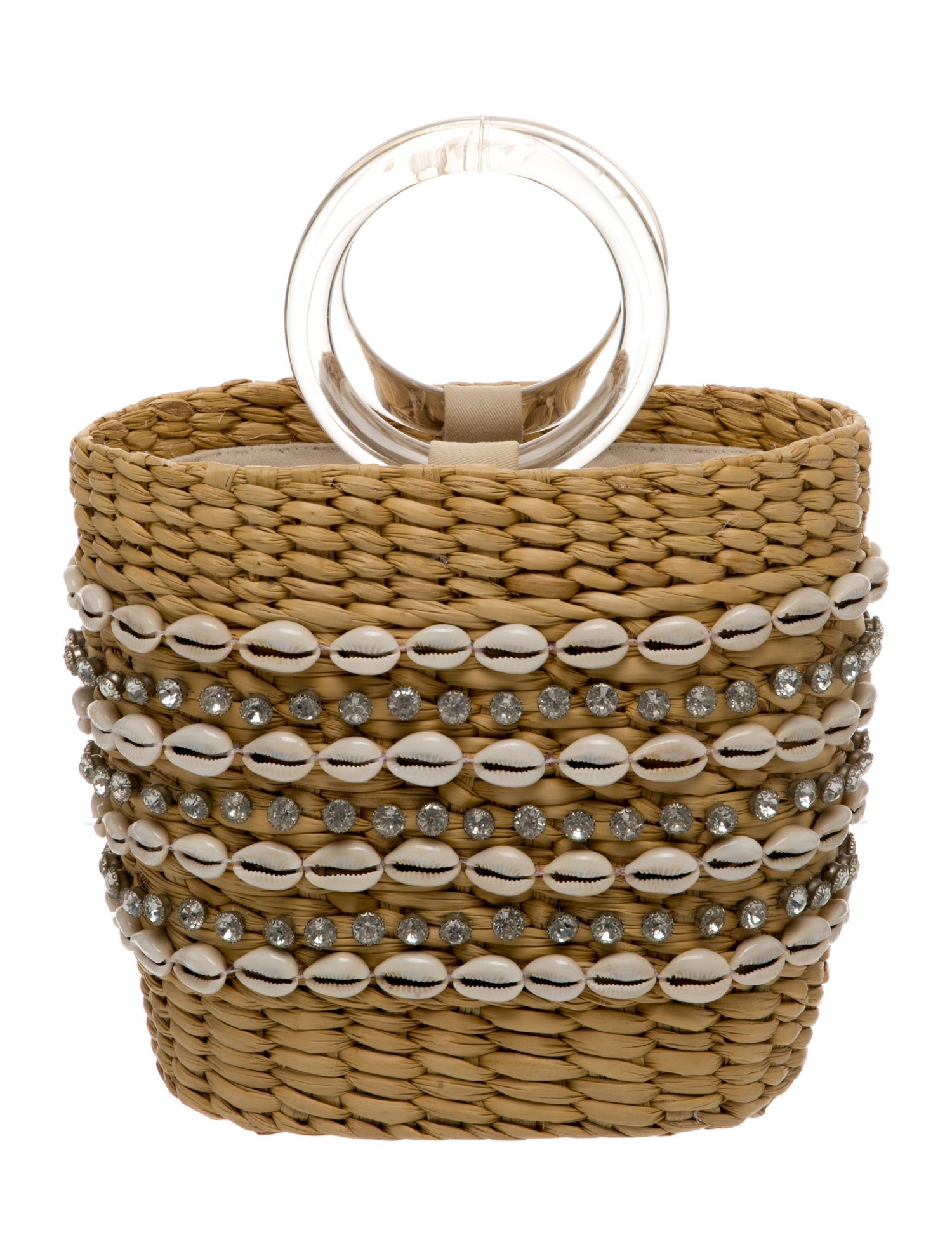 Poolside Straw Top Handle Bag