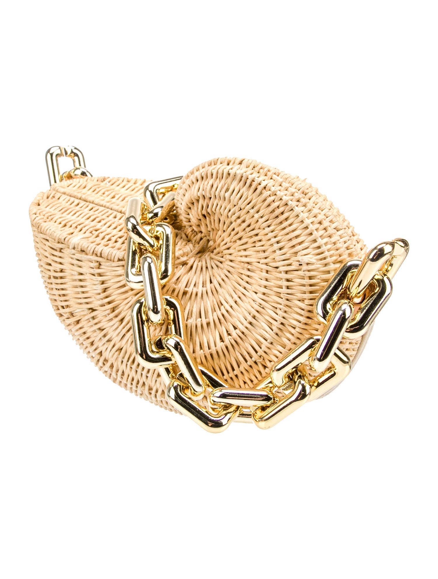 Poolside Wicker Top Handle Bag