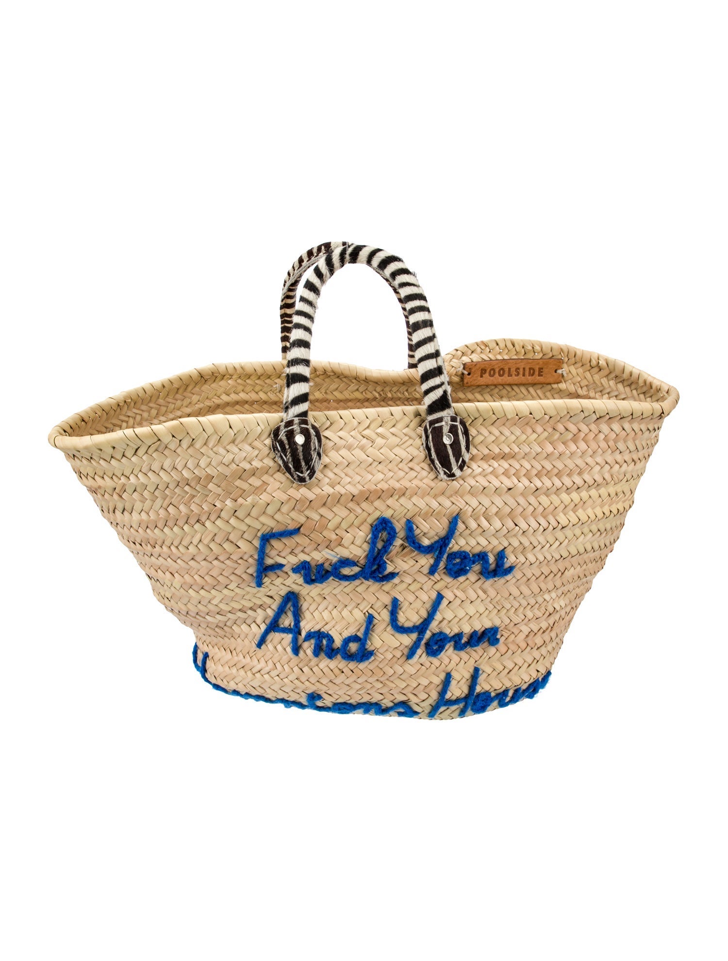 Poolside Straw Tote