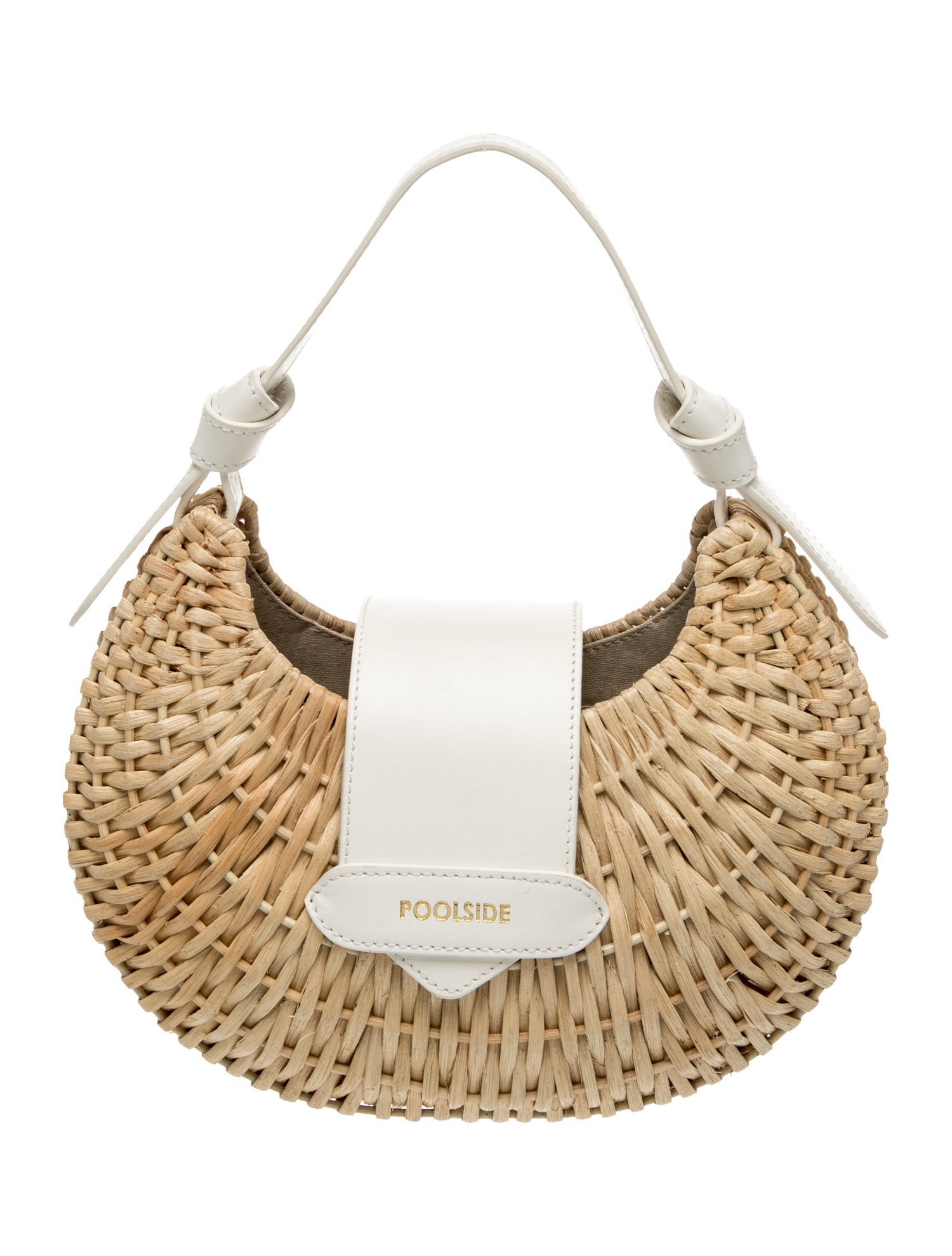 Poolside Wicker Top Handle Bag
