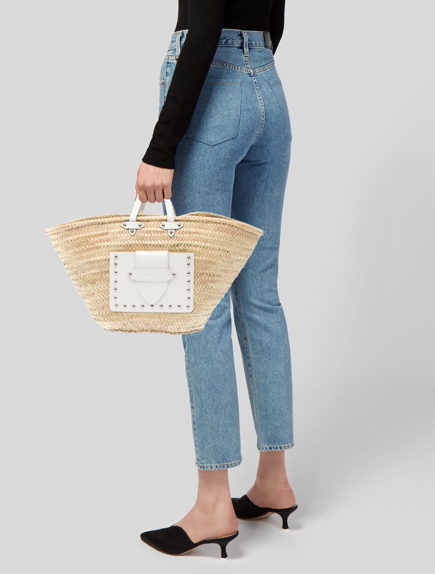 Poolside Straw Tote