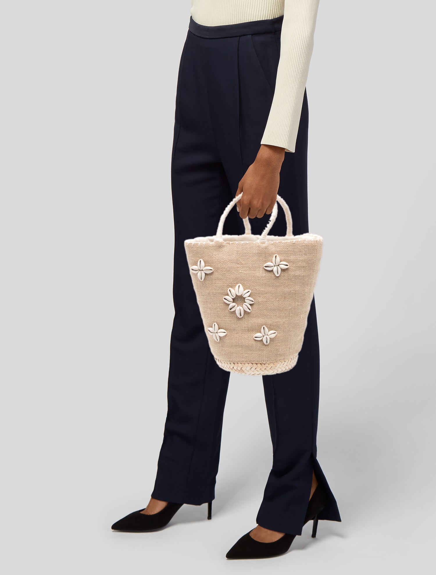 Poolside Canvas Top Handle Bag