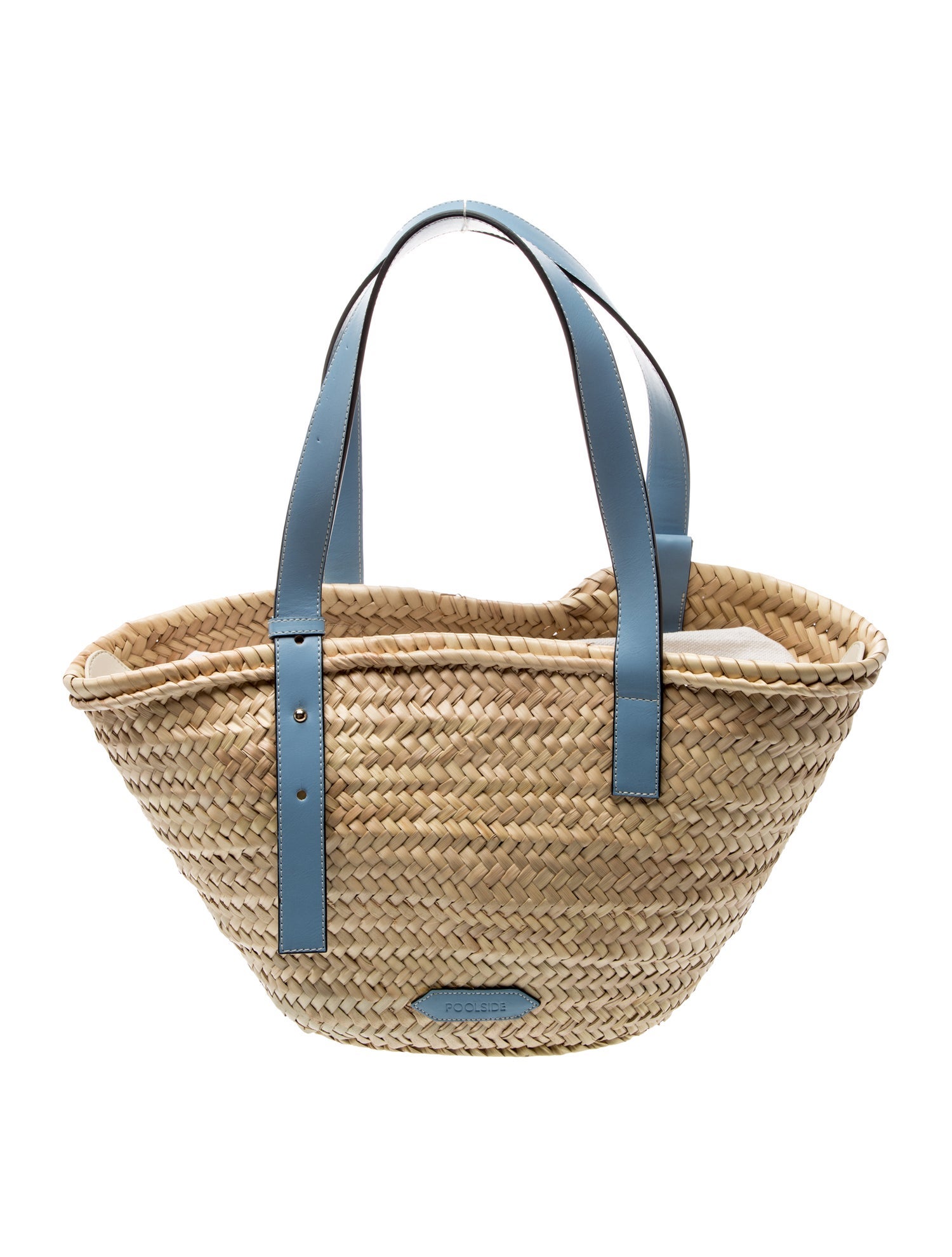 Poolside Straw Bucket Bag