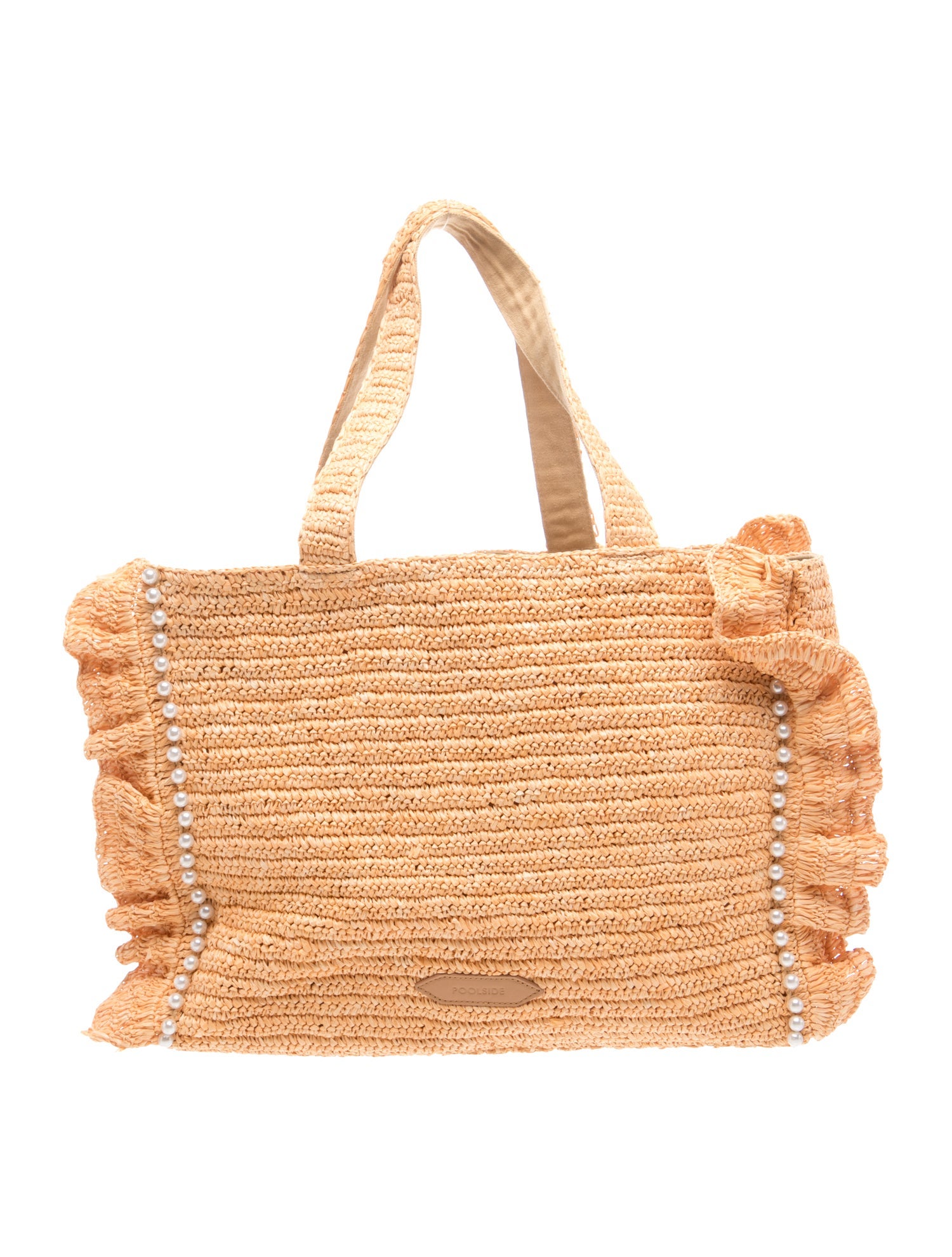Poolside Raffia Tote