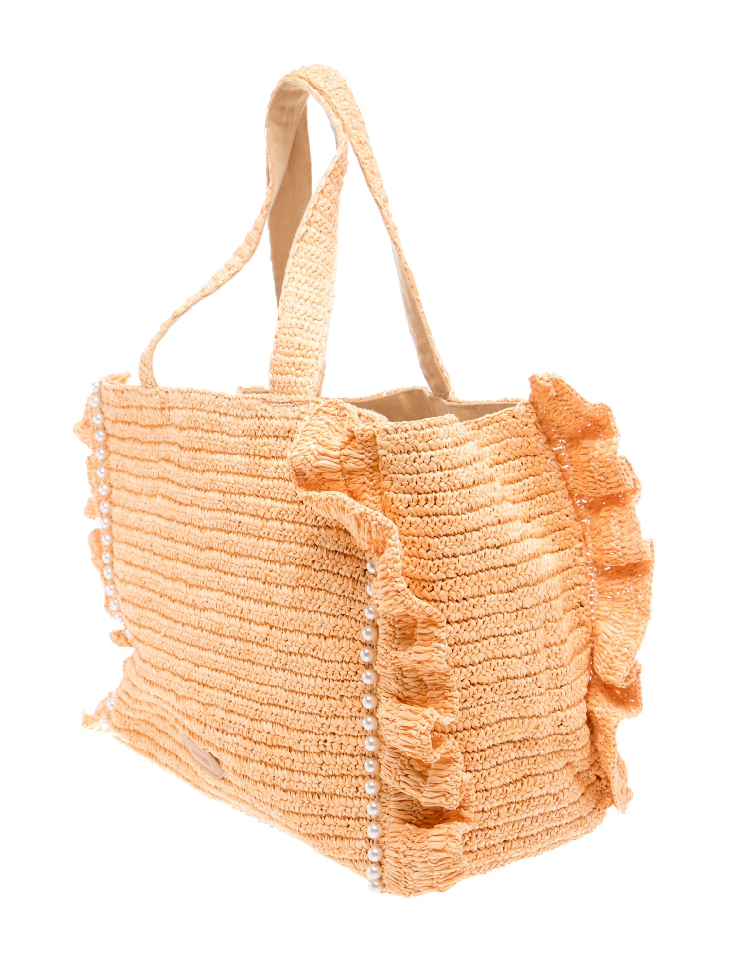 Poolside Raffia Tote