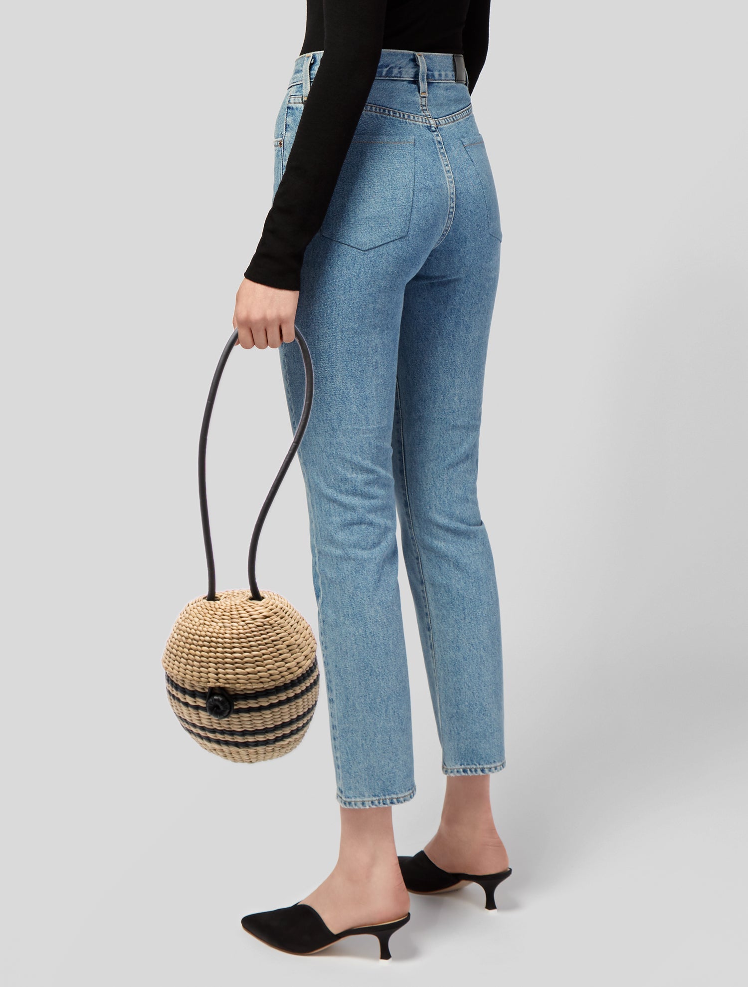 Poolside Straw Minaudière w/ Tags