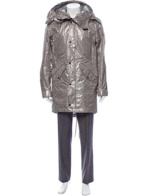 Paul & Shark Plaid Print Jacket Black