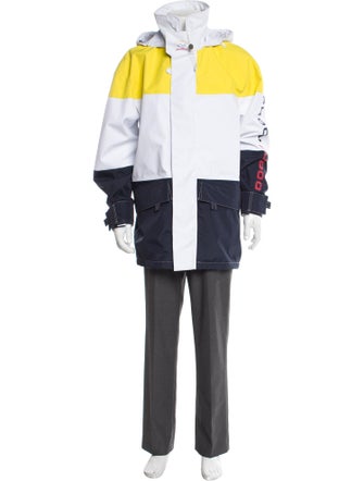 Paul & Shark Colorblock Pattern Parka