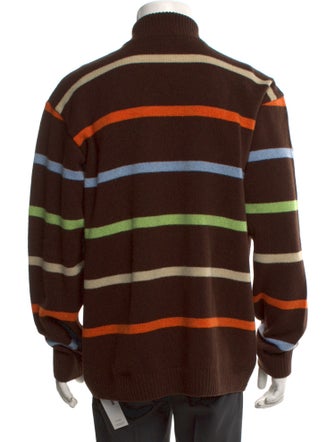 Paul & Shark Merino Wool Striped Cardigan