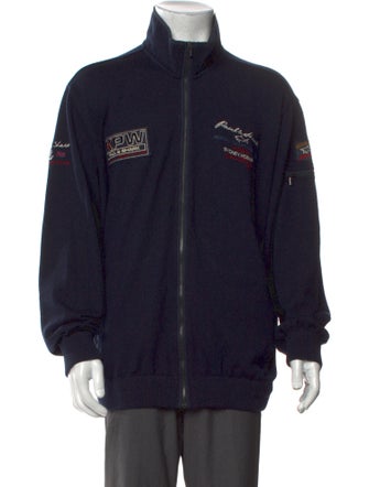 Paul & Shark Wool Graphic Print Cardigan