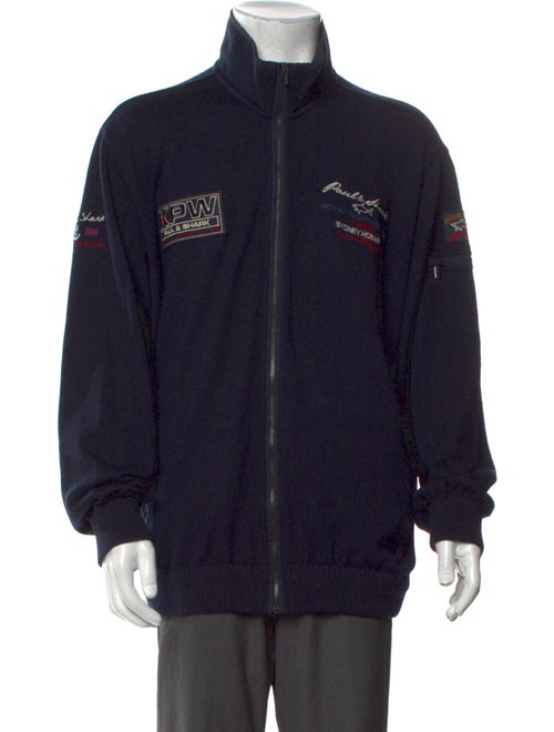 Paul & Shark Wool Graphic Print Cardigan