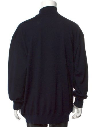 Paul & Shark Virgin Wool Mock Neck Pullover