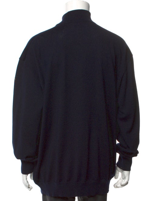 Paul & Shark Virgin Wool Mock Neck Pullover