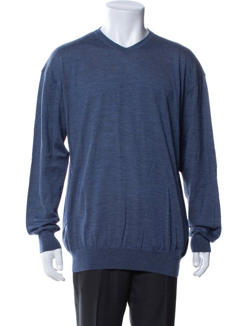 Paul & Shark Virgin Wool V-Neck Pullover