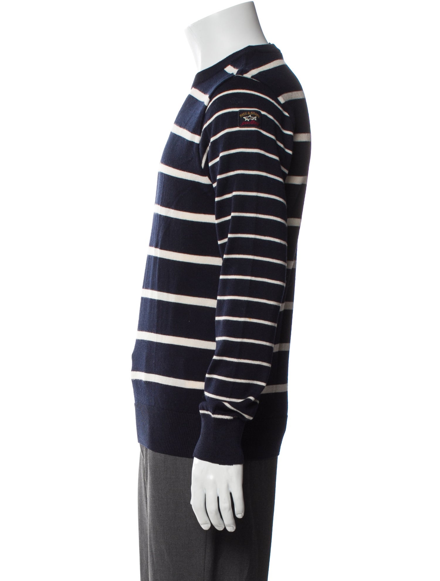 Paul & Shark Virgin Wool Striped Pullover