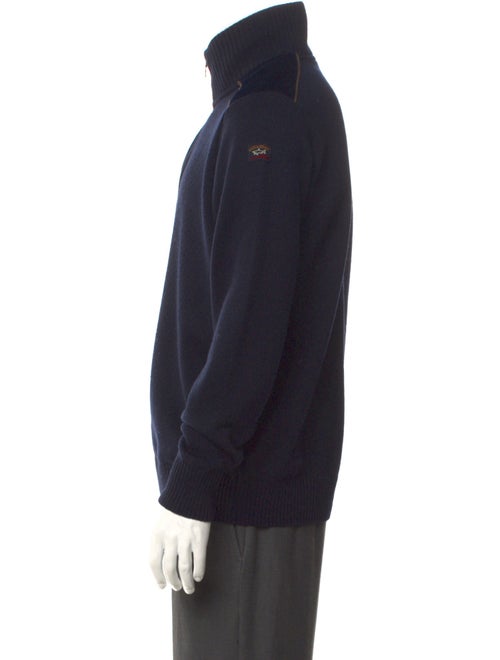 Paul & Shark Virgin Wool Turtleneck Polo Sweater